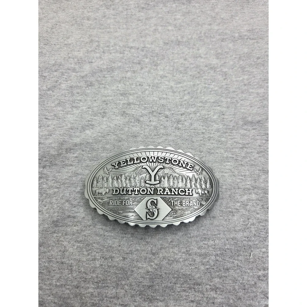 Yellowstone Dutton Ranch National Park Oversized Belt Buckle Western Large